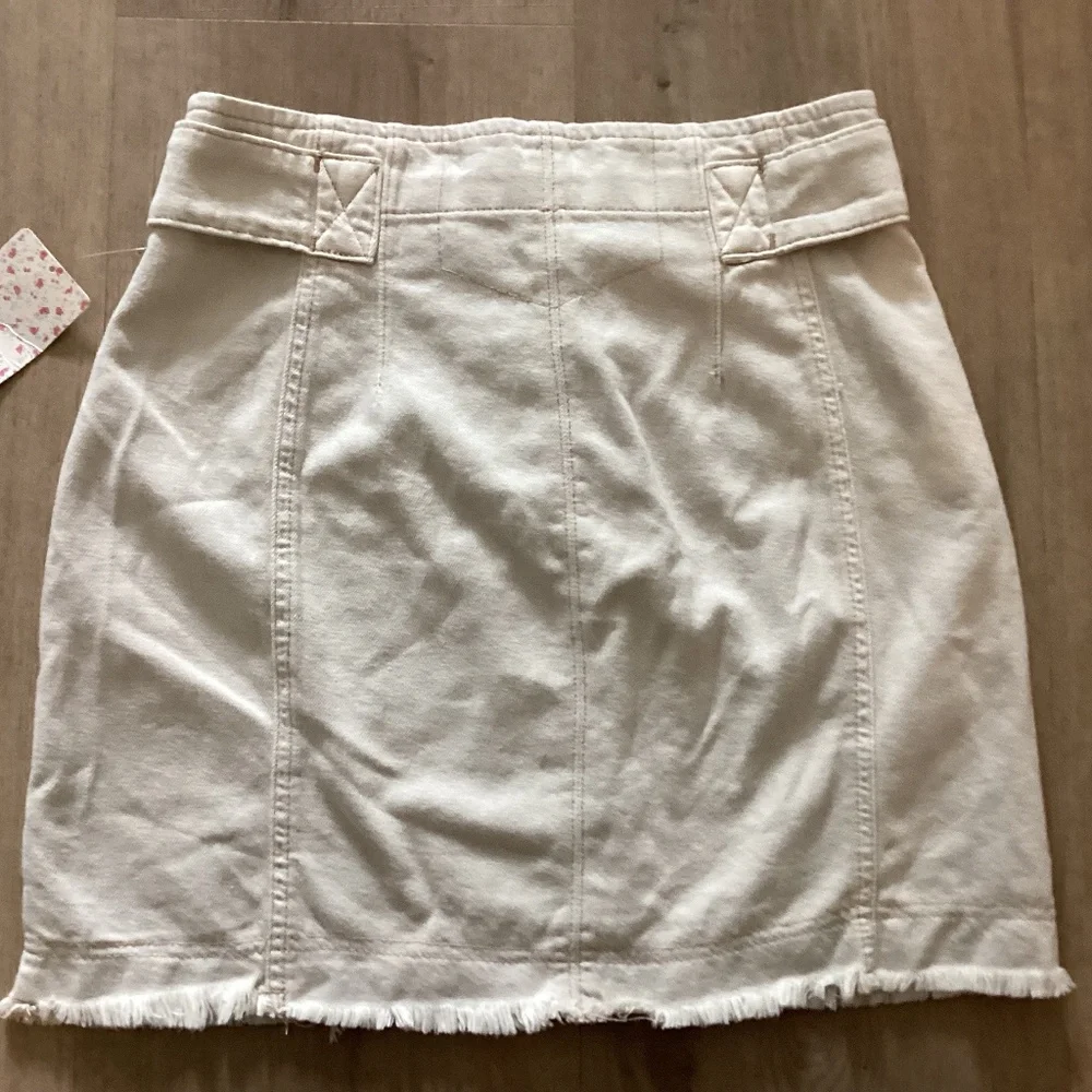NWT FREE PEOPLE TAN SKIRT SZ 8
